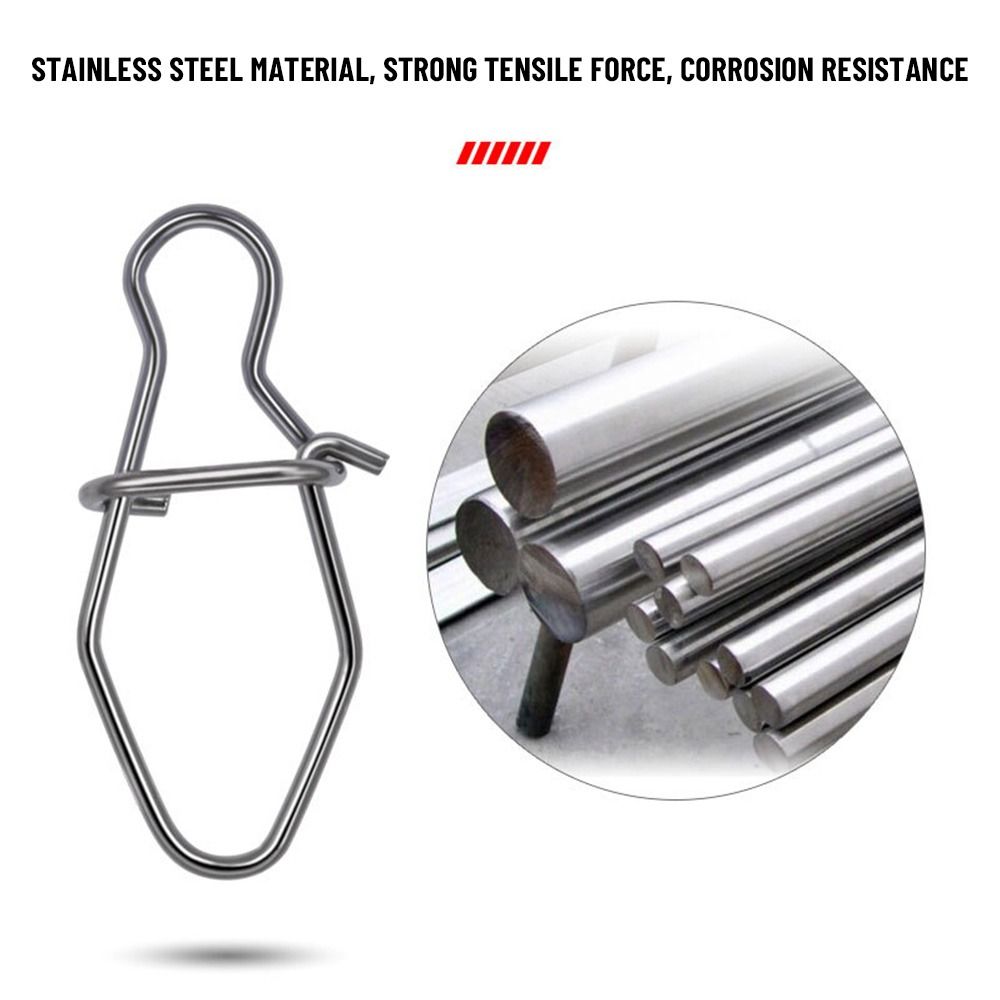 Fishing Lure Accessories - 100pcs/lot nice Snap Fishing Barrel Swivel