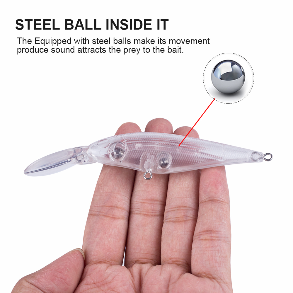 Hanlin 10/20pcs Blanks Crankba - Fishing Lure Jerkbait review and price
